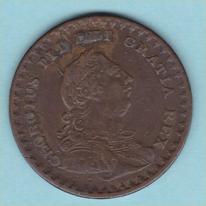 1811 Bank Token, George III, Counterfeit, VFine