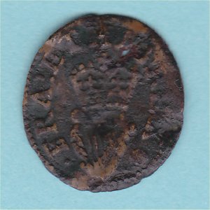 Farthing, Richmond OVAL P283 Rose both sides, aFine Reverse