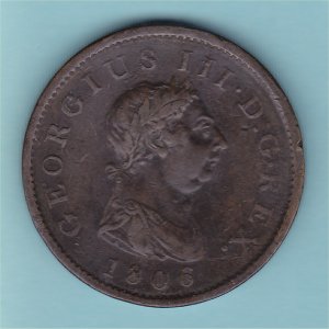 1806 Penny, George III,  