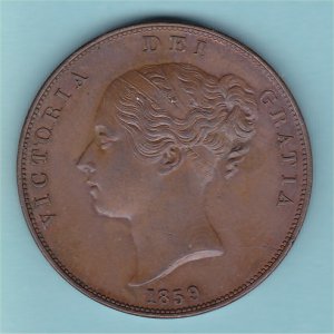 1859 Penny OT, Victoria, aUnc