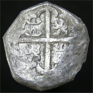 COB coin of 4 Reale (Half Piece of Eight)
