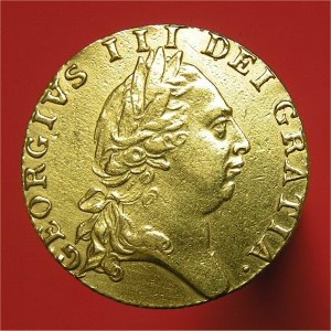1788 Guinea, George III, GVF