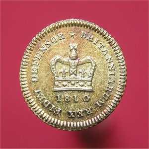 1810 Third Guinea, George III, VF/gVF Reverse