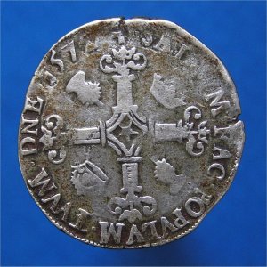 1572 Scottish Noble, James VI, F+ Reverse