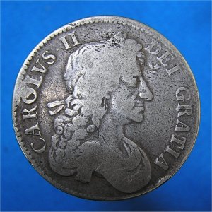 1680 Crown, Charles II F