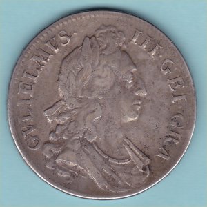 1696 (c) Crown, William III GEI, VF