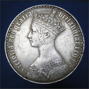 1847 Crown, Gothic Victoria, EF