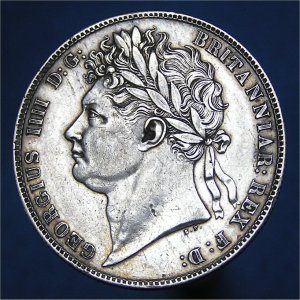 1820 HalfCrown, George IV gVF/EF