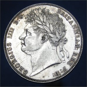 1823 HalfCrown, George IV EF
