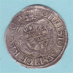 Charles I Groat, Aberystwyth, S2893 VF+ Reverse
