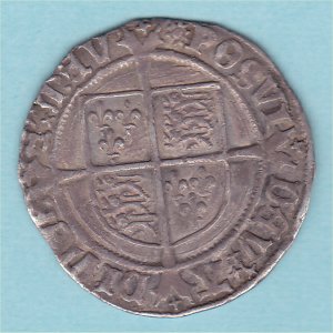 Henry VIII Groat, S2337D VF Reverse