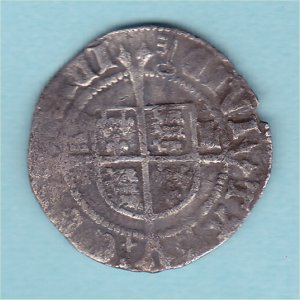 Henry VIII Half Groat, S2348 gFine Reverse