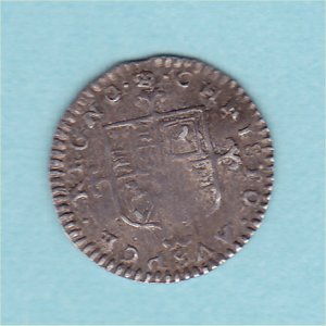 Undated Maundy Penny, Charles II, R4 RARE, aVF Reverse
