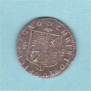 Undated Maundy Penny, Charles II, ESC2273, VF Reverse