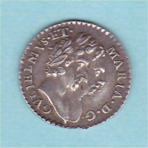 1694 Maundy Penny, William and Mary, EF