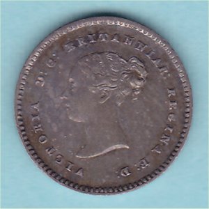 1841 Maundy Twopence, Victoria, VF+