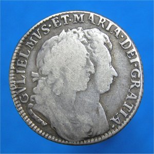 1693 (c) Shilling, William and Mary Fine+