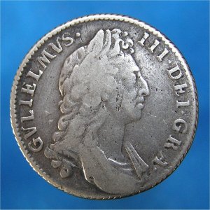 1695 Shilling, William III Fine+