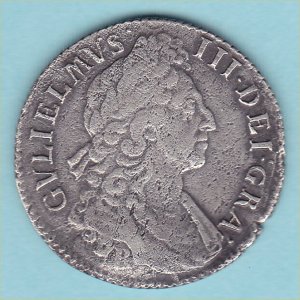 1697B Shilling, William III gFine
