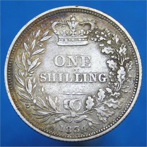 1834 Shilling, William IV, bold gFine Reverse