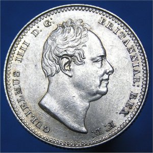 1835 Shilling, William IV, aUnc