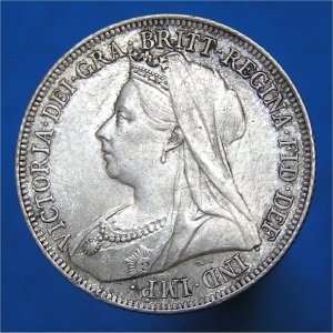 1900 Shilling, Victoria, aEF