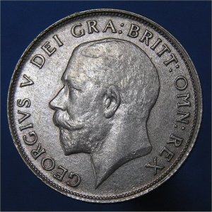 1920 Shilling, George V, low relief S4023A gEF